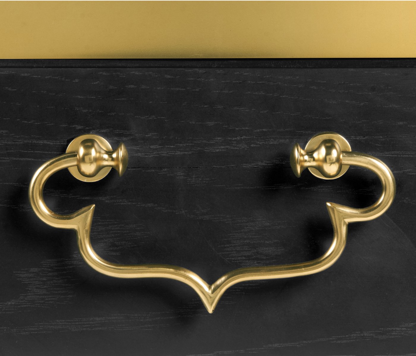 Jonathan Charles Square End Table in Ebonised Oak