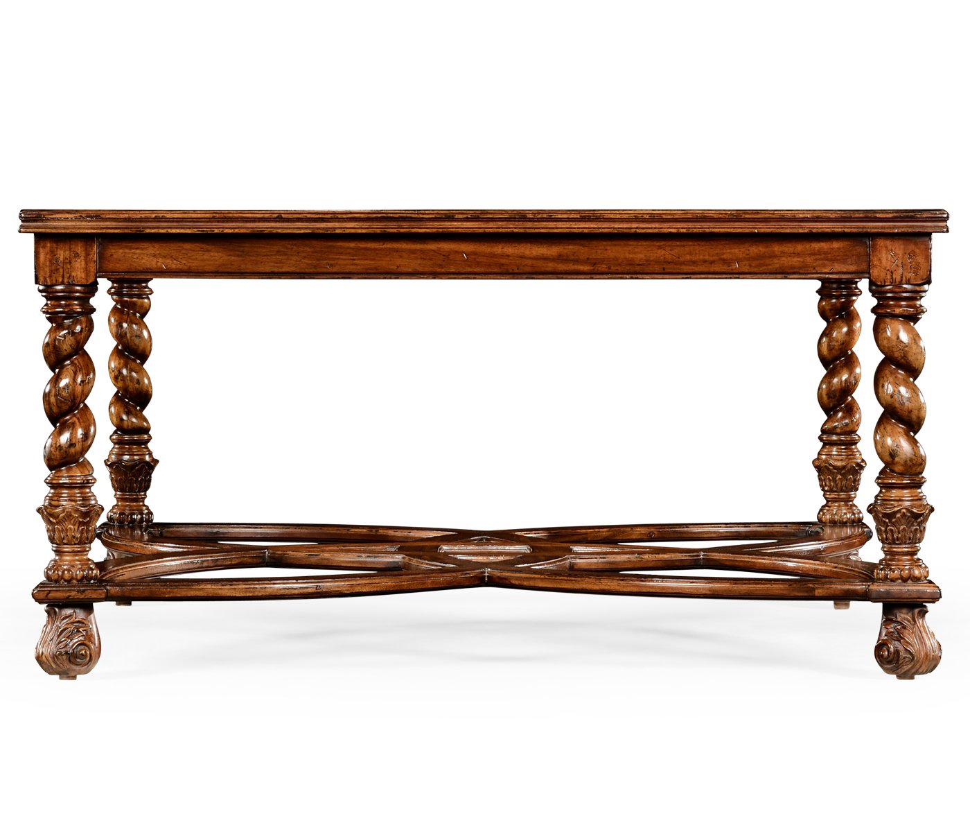 Jonathan Charles Small Square Coffee Table Oyster - Glass Top