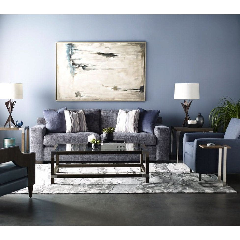 Theodore Alexander Rayan Square Side Table in Anise   Nicholas John Interiors