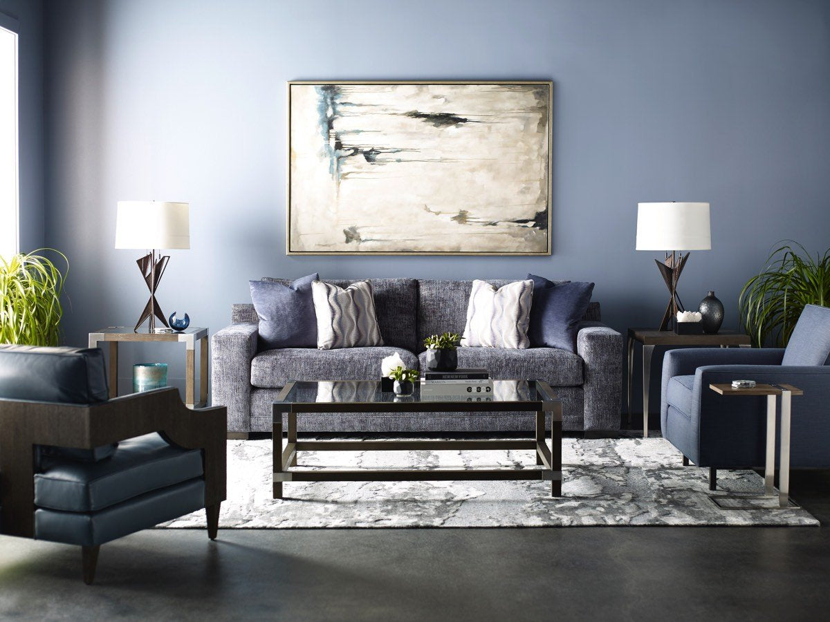 Theodore Alexander Morrison Large Square Coffee Table in Anise