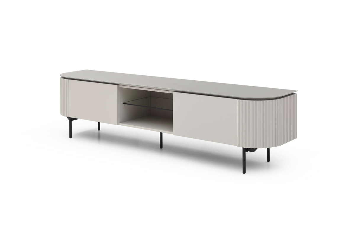 Tommy Franks Lantine TV Unit - Beige   Nicholas John Interiors