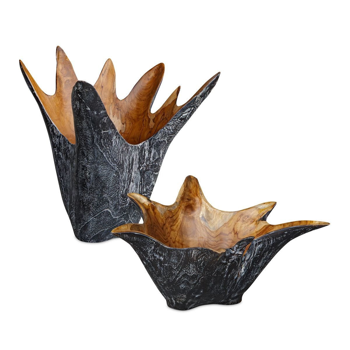 Starpetal Indoor/Outdoor Bowls, Set of 2