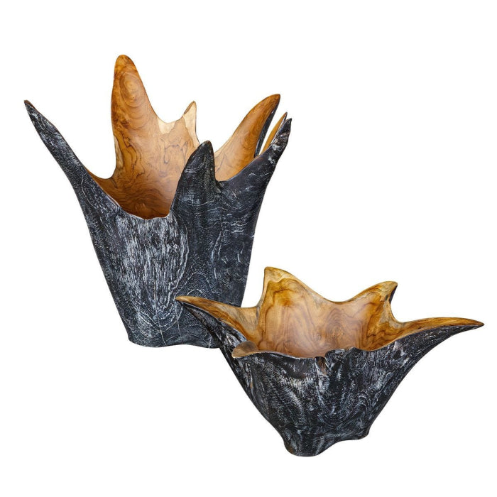 Uttermost Starpetal Indoor/Outdoor Bowls, Set of 2