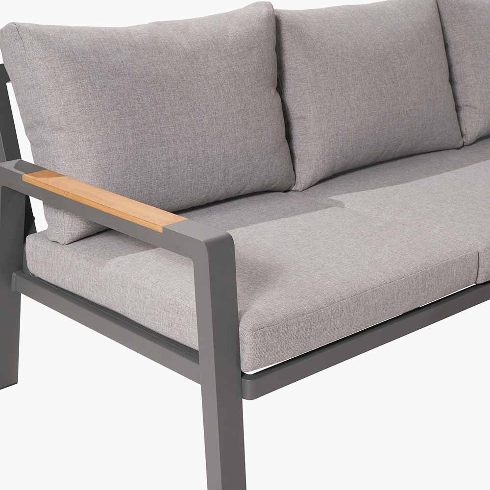 Stockholm Anthracite Outdoor Corner Seating Set - Pacific Lifestyle Nicholas John Interiors