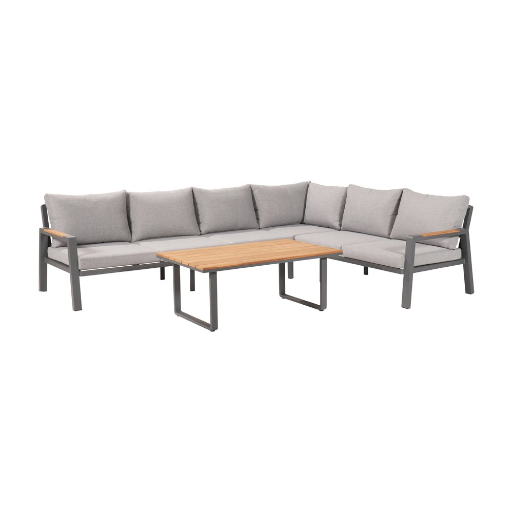 Stockholm Anthracite Outdoor Corner Seating Set - Pacific Lifestyle Nicholas John Interiors