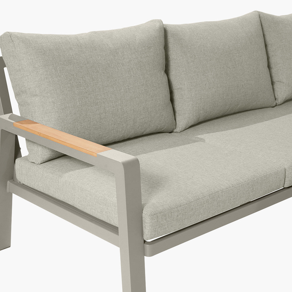 Stockholm Limestone Outdoor Corner Seating Set - Pacific Lifestyle Nicholas John Interiors