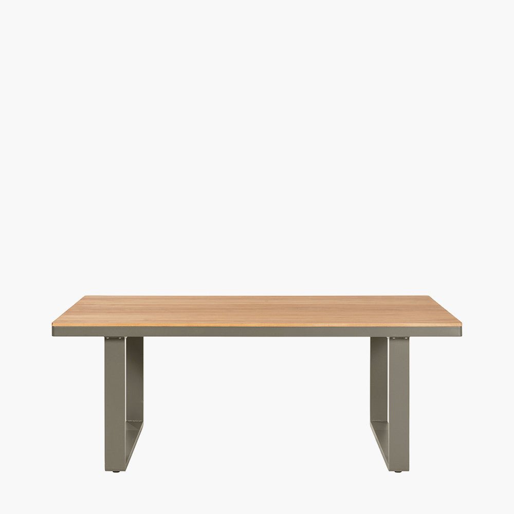 Stockholm Outdoor 6 Seater Dining Set in Limestone - Pacific Lifestyle Nicholas John Interiors