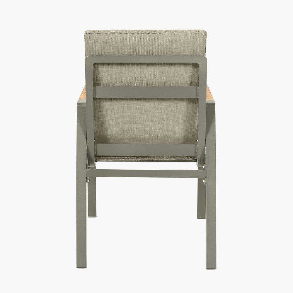 Stockholm Outdoor 6 Seater Dining Set in Limestone - Pacific Lifestyle Nicholas John Interiors