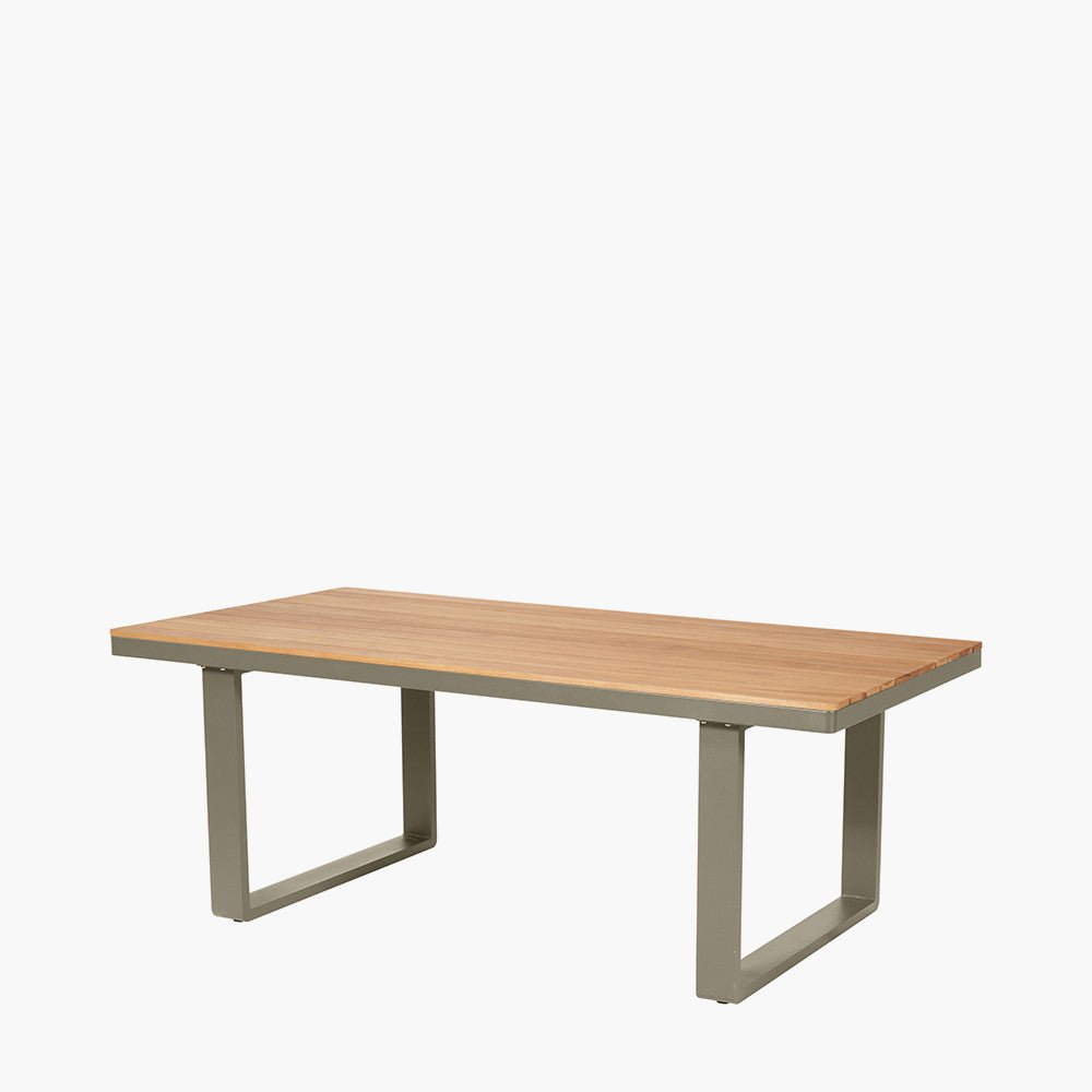 Stockholm Outdoor 6 Seater Dining Set in Limestone - Pacific Lifestyle Nicholas John Interiors