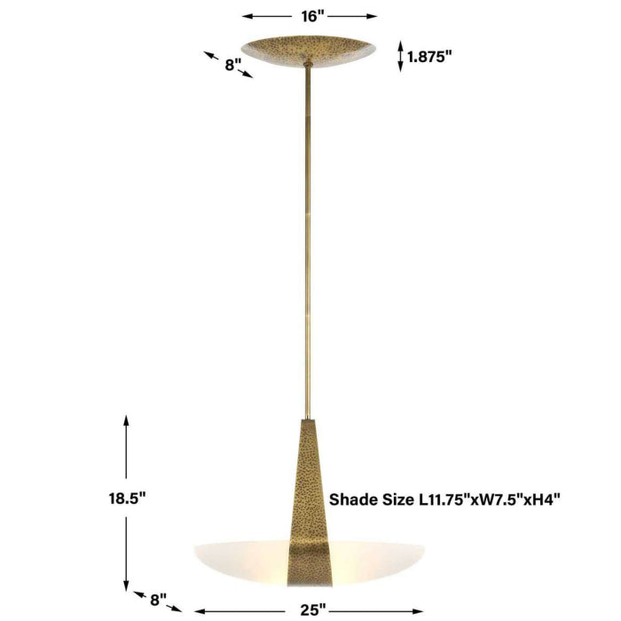 Uttermost Stork 2 Light LED Pendant