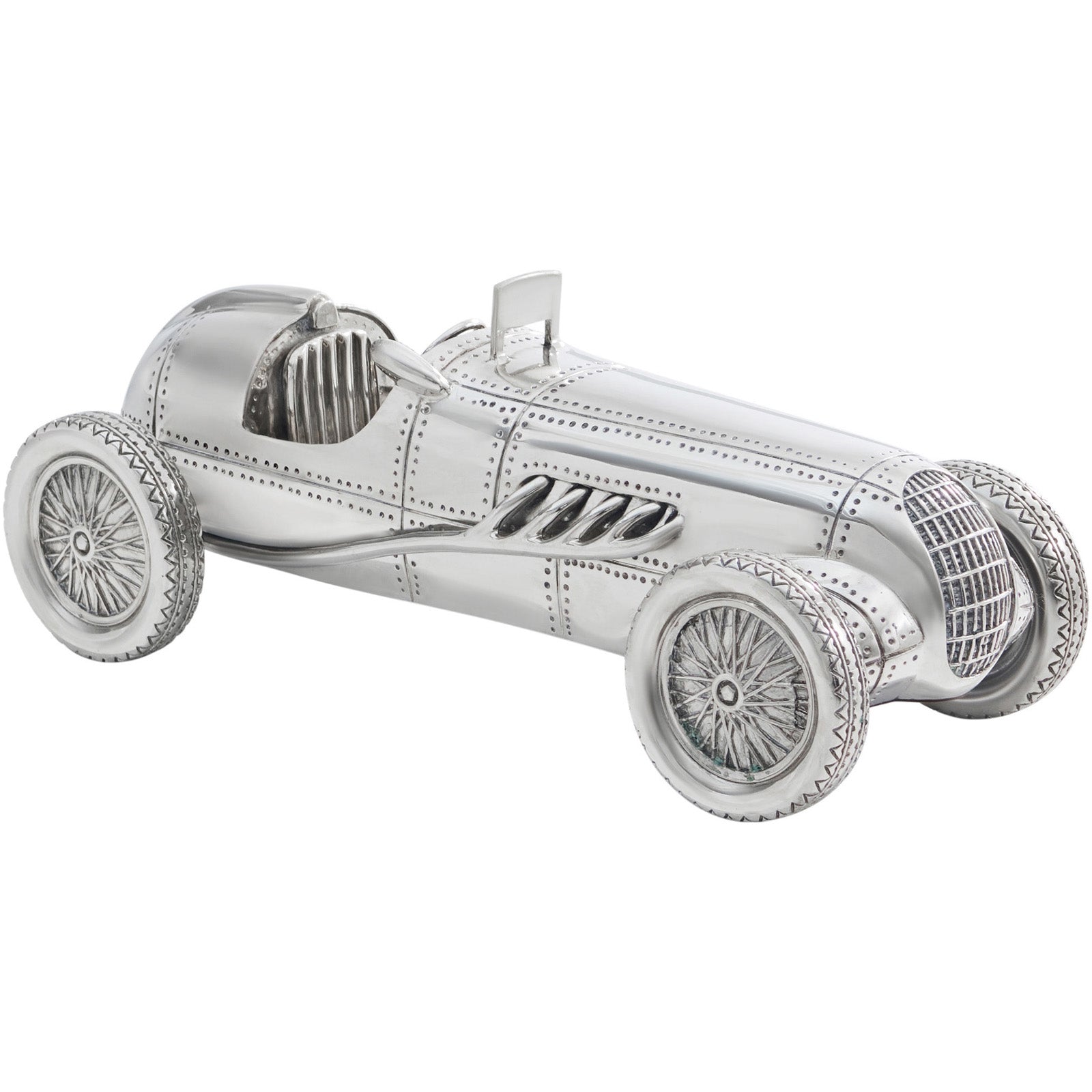 Theodore Alexander The Brooklands Car Sculpture in Nickel
