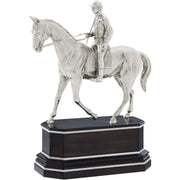 Theodore Alexander Thoroughbred Horse Sculpture in Nickel
