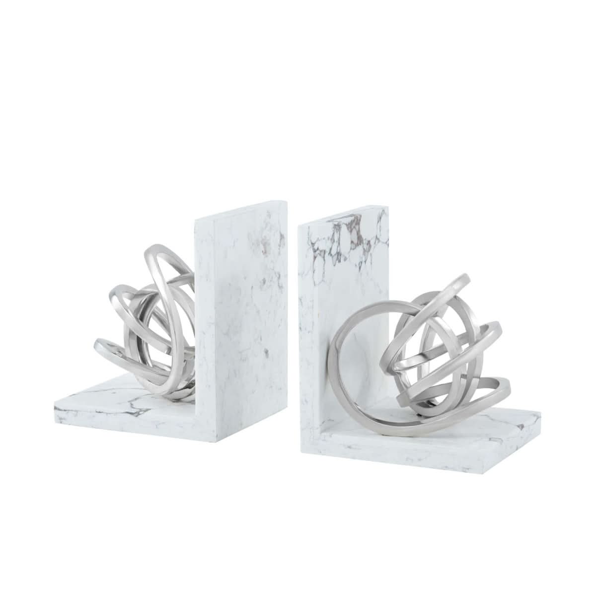 Theodore Alexander Scribble Bookends   Nicholas John Interiors