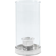 Theodore Alexander Last Storm of the Season Candleholder in Nickel