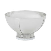 Theodore Alexander Bowl Gatsby Decorative in Nickel Plated Brass and Quartz   Nicholas John Interiors
