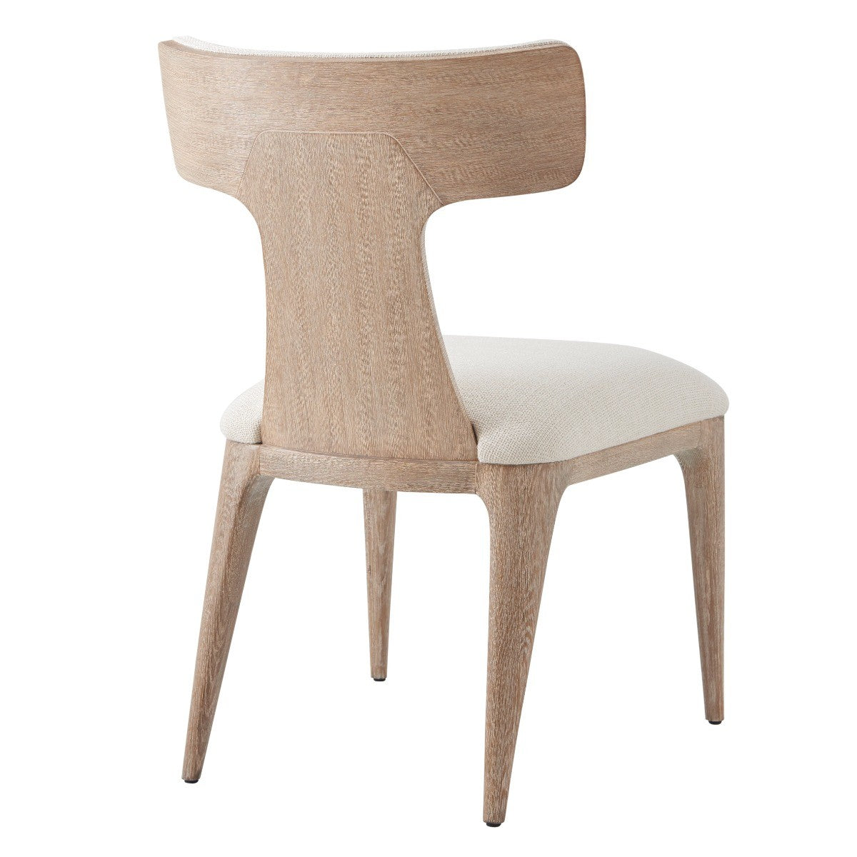Theodore Alexander Repose Upholstered Side Chair in Grey Oak
