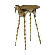 Theodore Alexander Troy Drinks Table Brass Finish