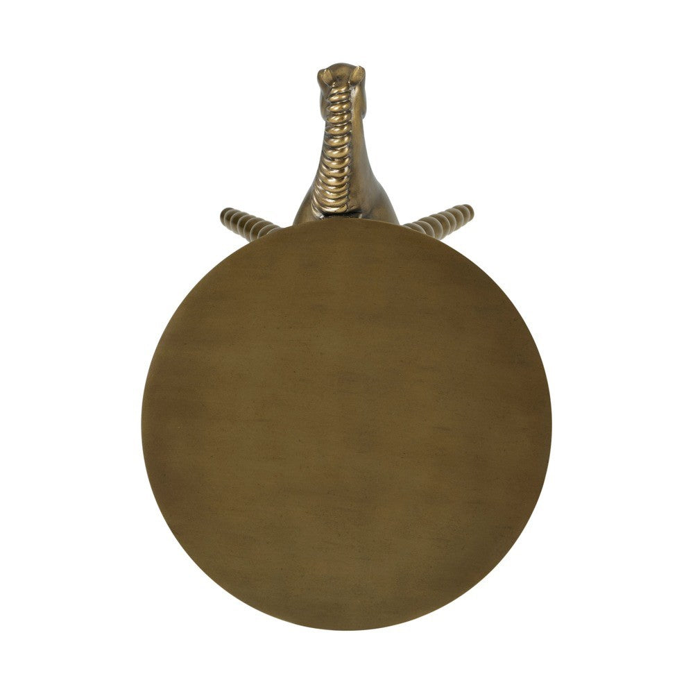 Theodore Alexander Troy Drinks Table Brass Finish