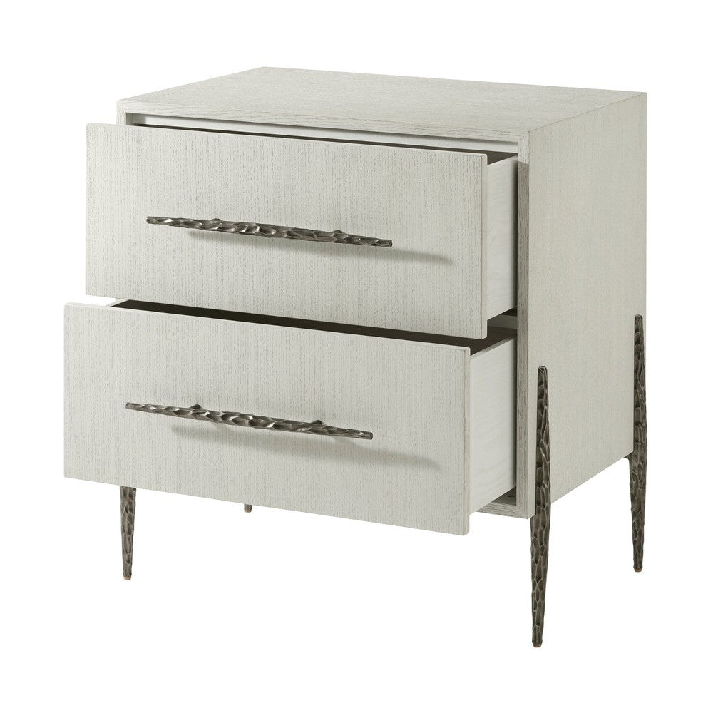 Theodore Alexander Essence Two Drawer Bedside Nightstand
