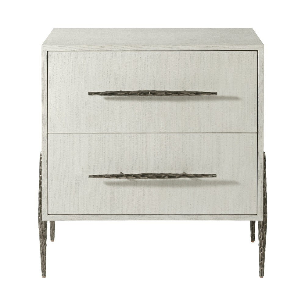 Theodore Alexander Essence Two Drawer Bedside Nightstand