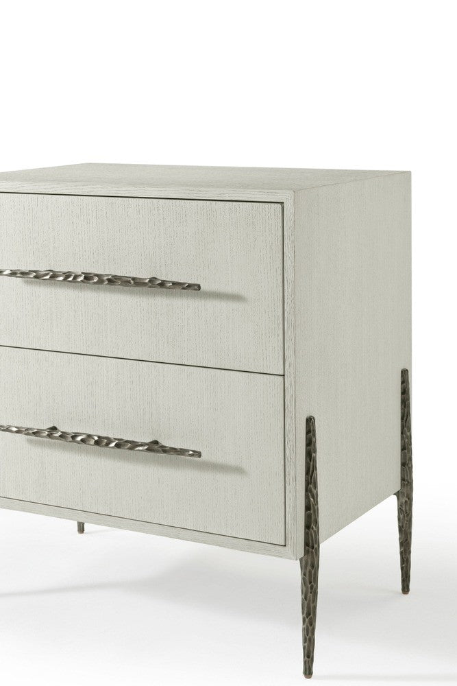 Theodore Alexander Essence Two Drawer Bedside Nightstand