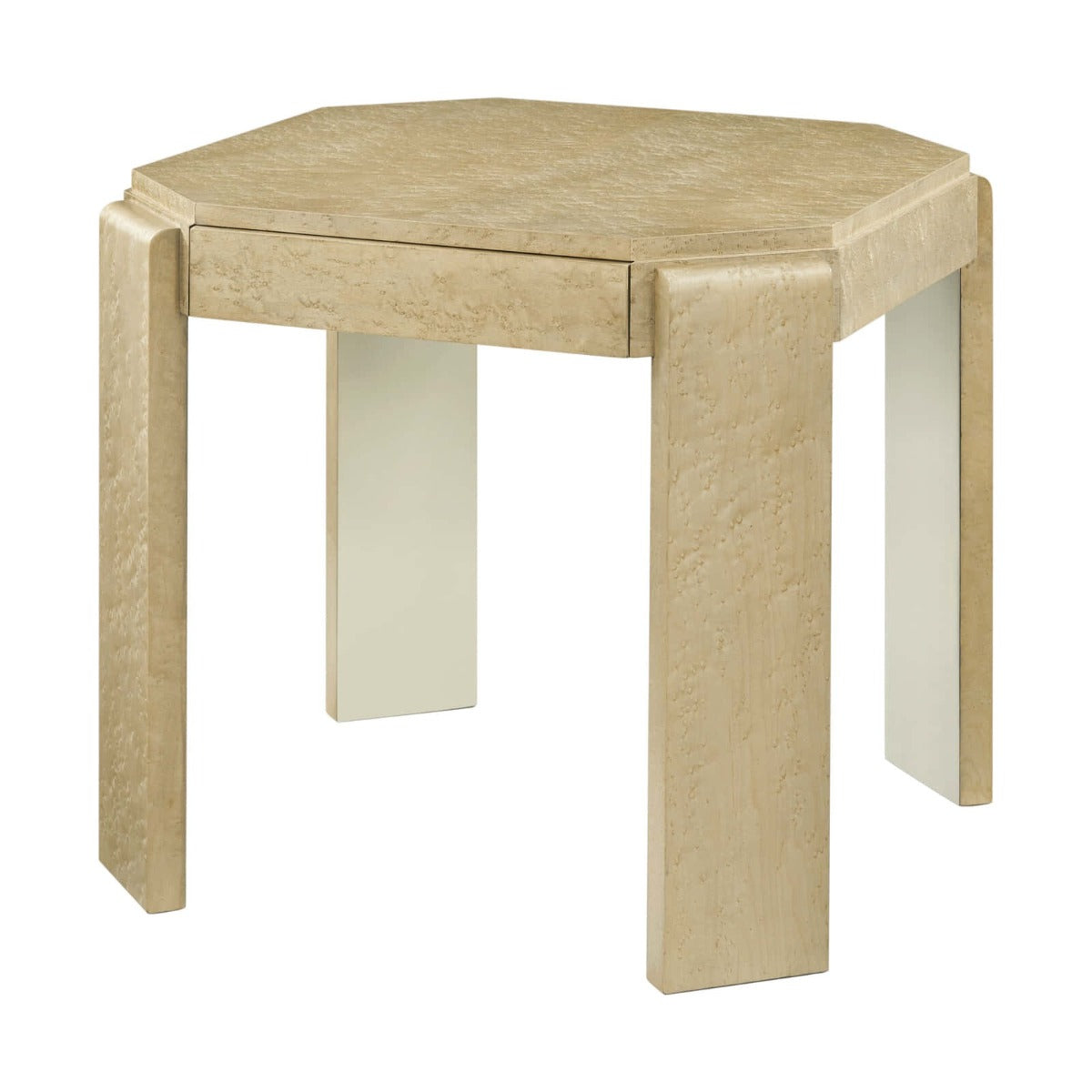 Theodore Alexander Origins Square Side Table  in Sesame