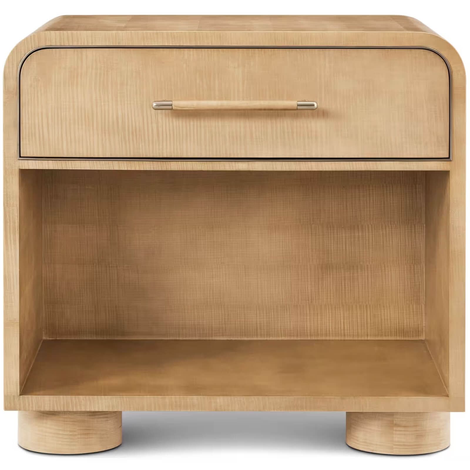 Theodore Alexander II Origins Nightstand in Sesame   Nicholas John Interiors