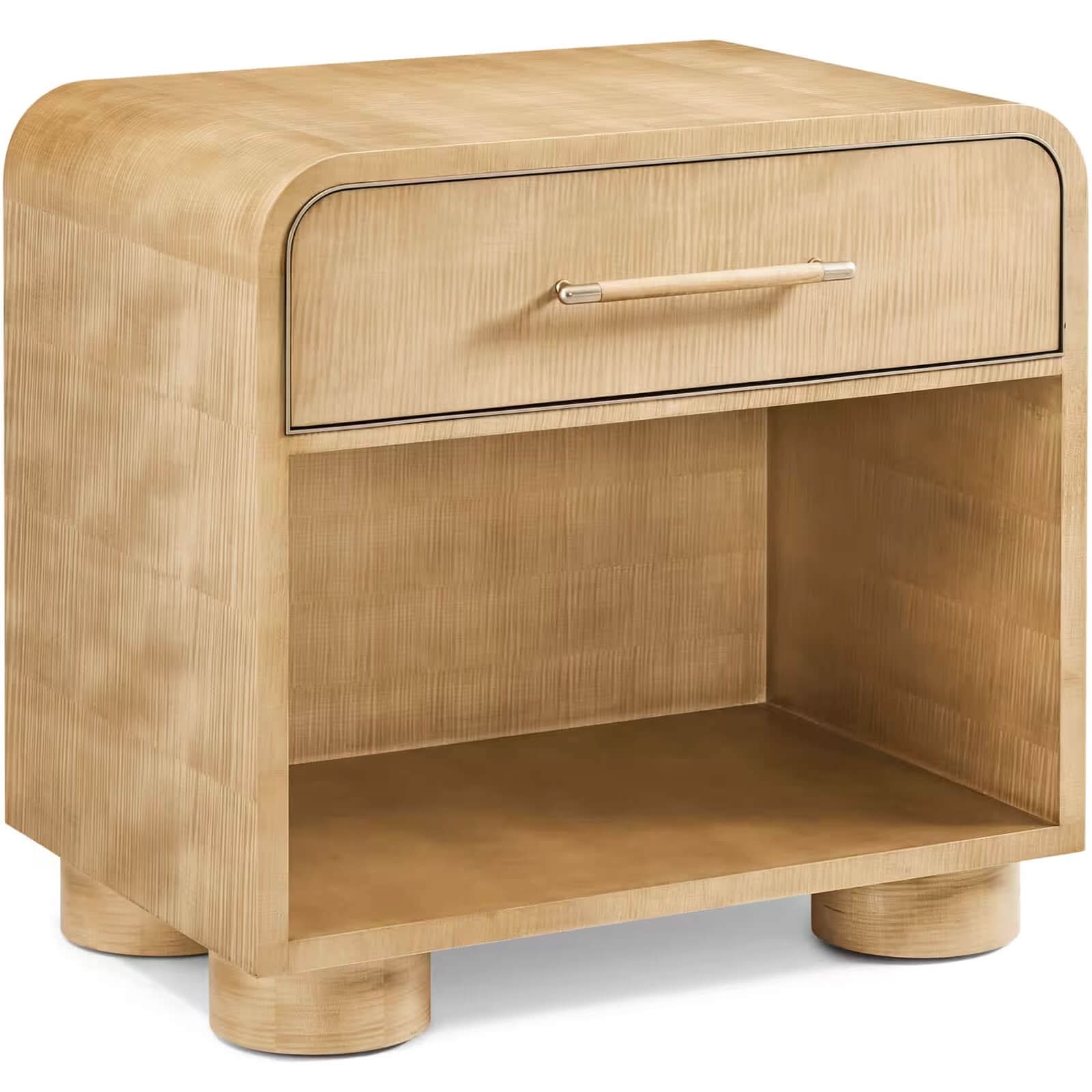Theodore Alexander II Origins Nightstand in Sesame   Nicholas John Interiors