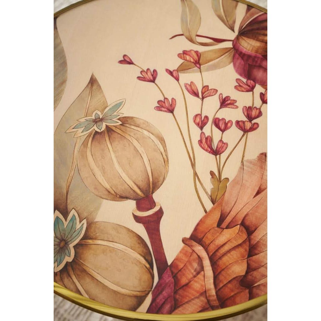 Theodore Alexander Bouquet Side Table   Nicholas John Interiors