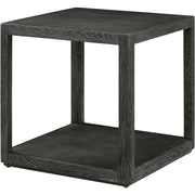 Theodore Alexander Maxwell Side Table in Dark Oak Shagreen