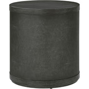 Theodore Alexander Maxwell Drum Side Table Dark   Nicholas John Interiors