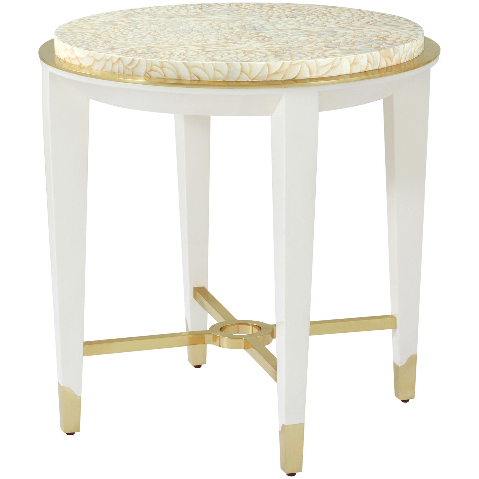 Theodore Alexander Judith Leiber Round Side Table