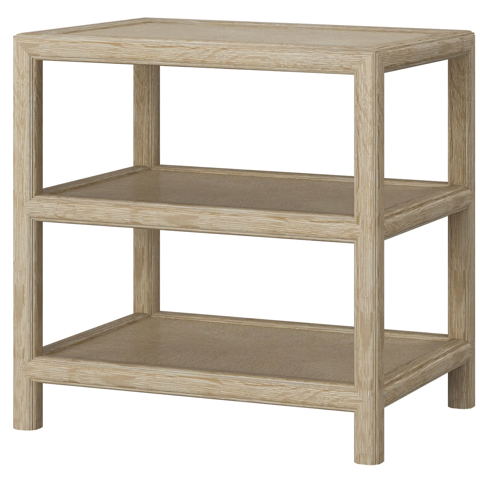 Theodore Alexander Montauk Tall Side Table Light   Nicholas John Interiors