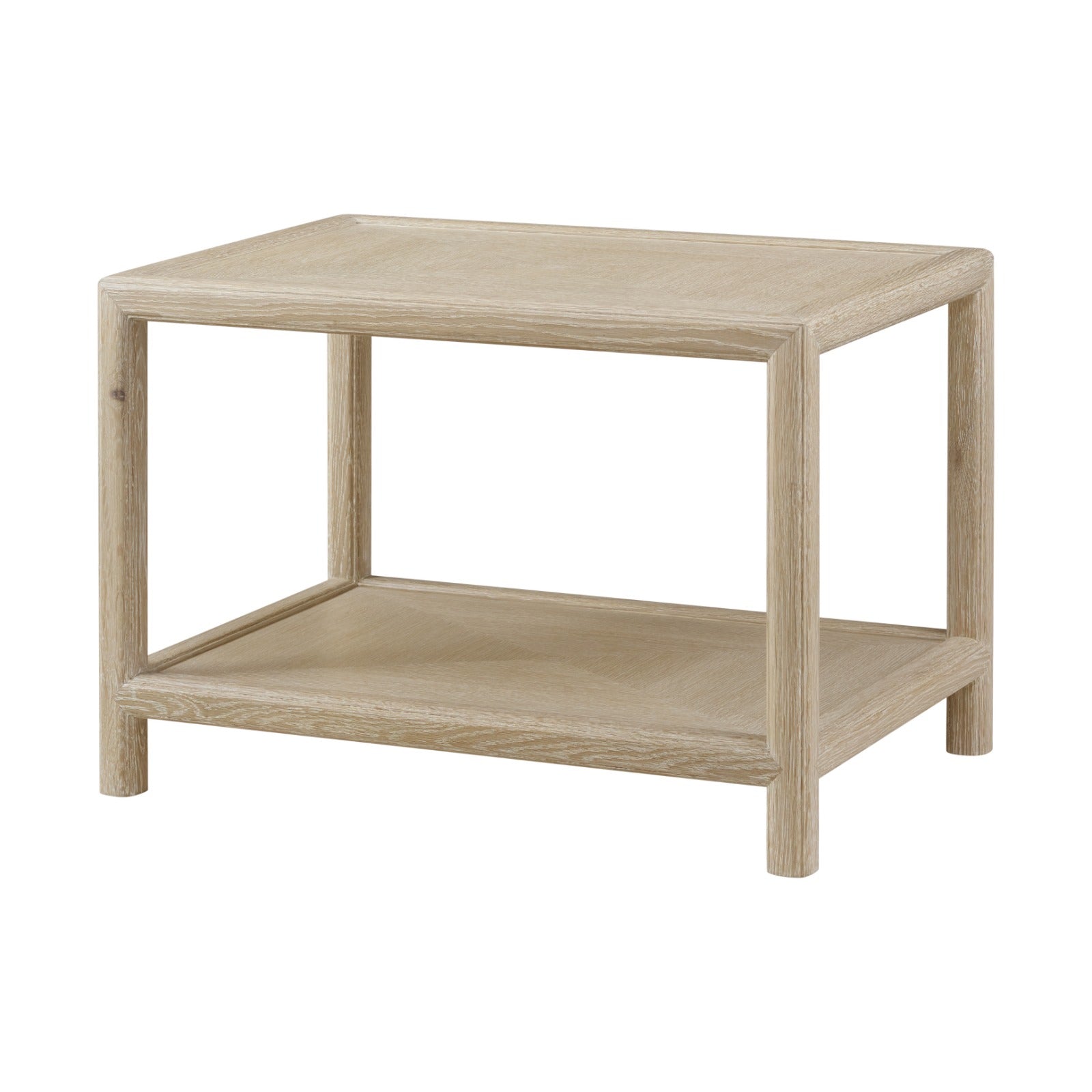 Theodore Alexander Montauk Rectangular Side Table in Light