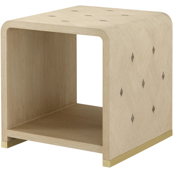 Theodore Alexander Judith Leiber Side Table in Light