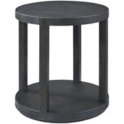 Theodore Alexander Maxwell Round Side Table Dark   Nicholas John Interiors