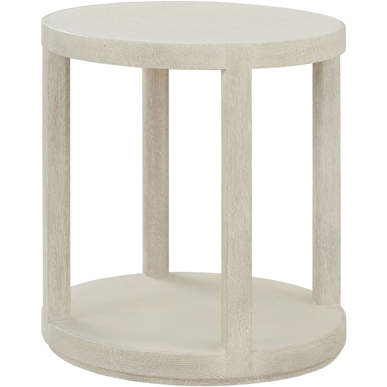 Theodore Alexander Maxwell Round Side Table Light   Nicholas John Interiors