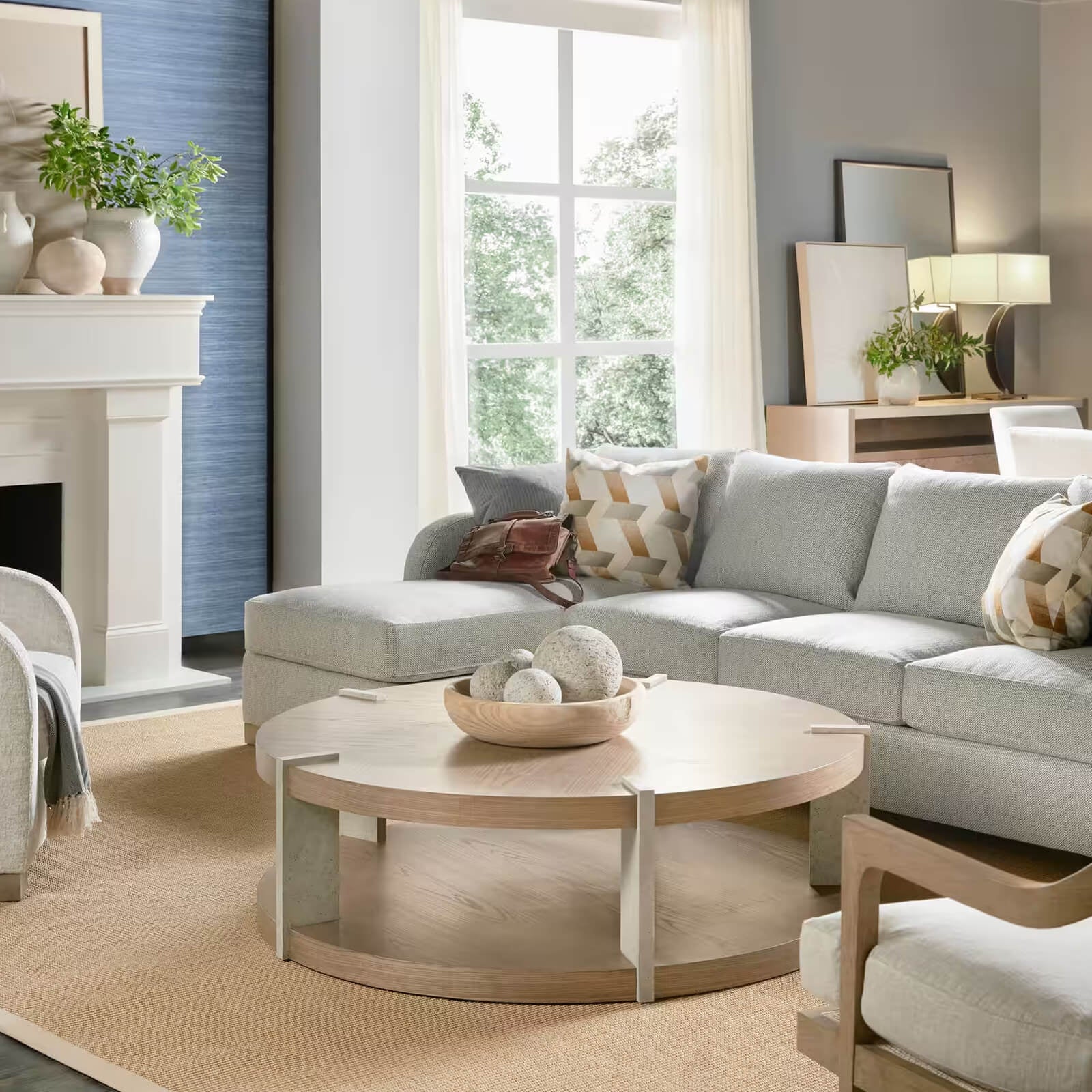 Theodore Alexander Catalina Round Coffee Table