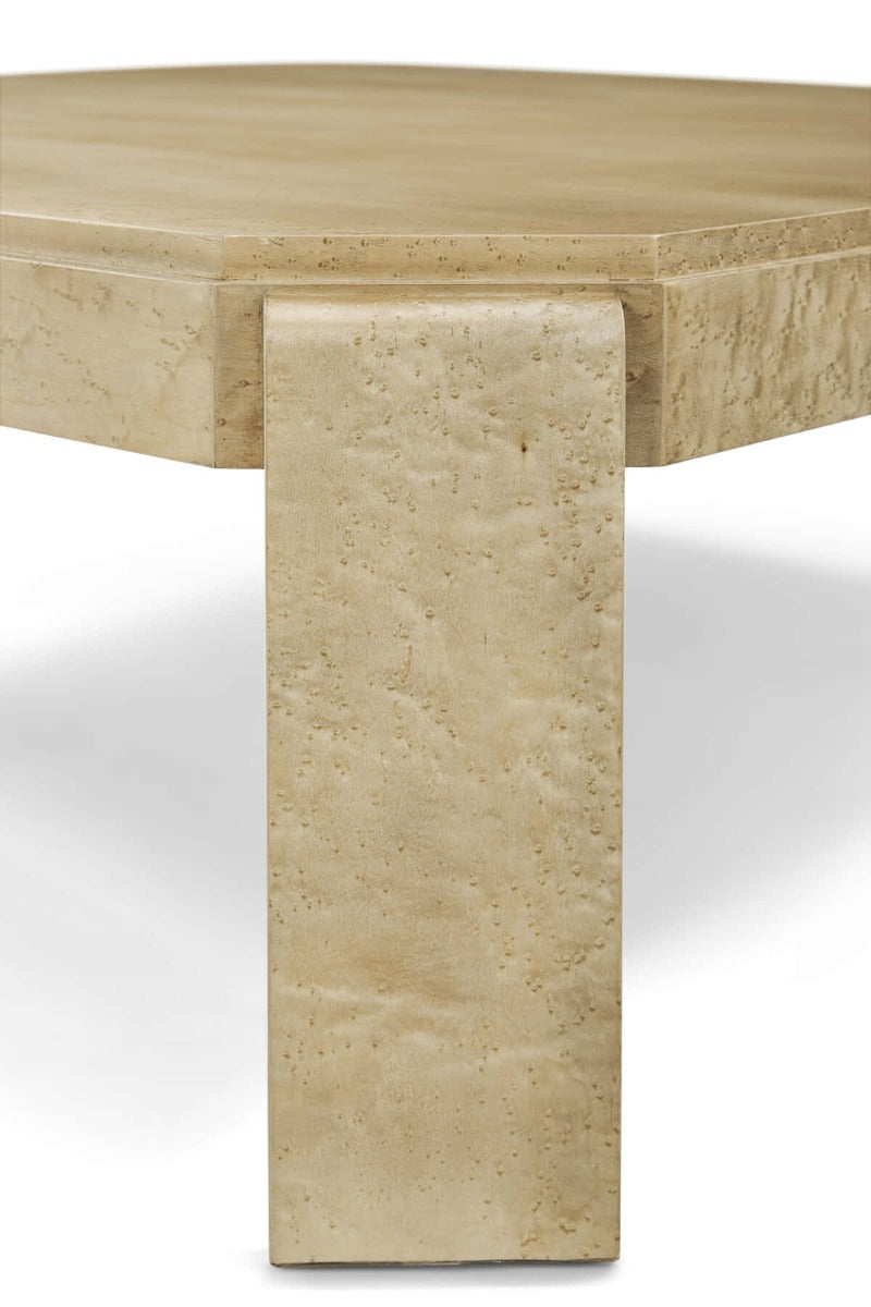 Theodore Alexander Origins Square Coffee Table in Sesame