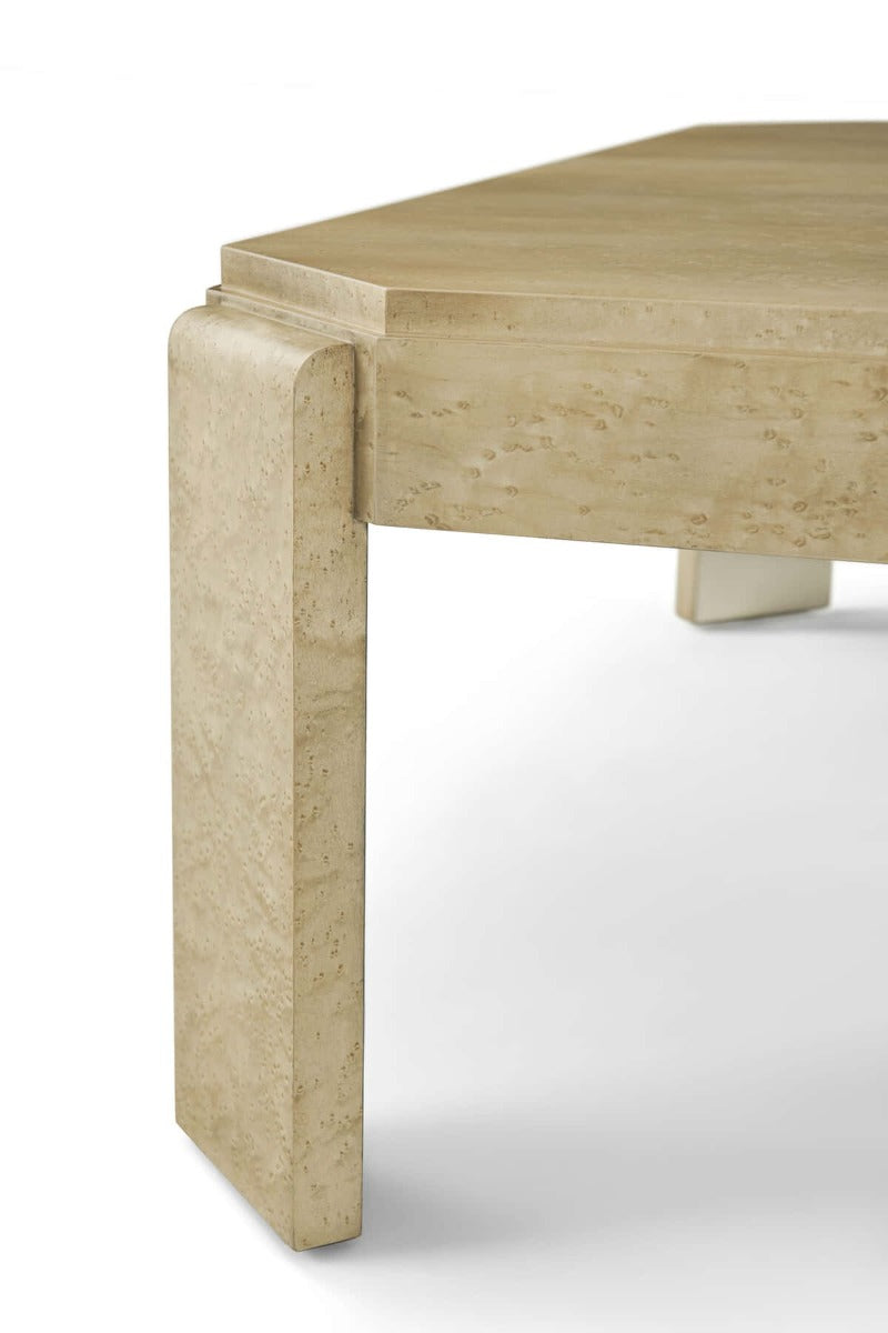 Theodore Alexander Origins Square Coffee Table in Sesame
