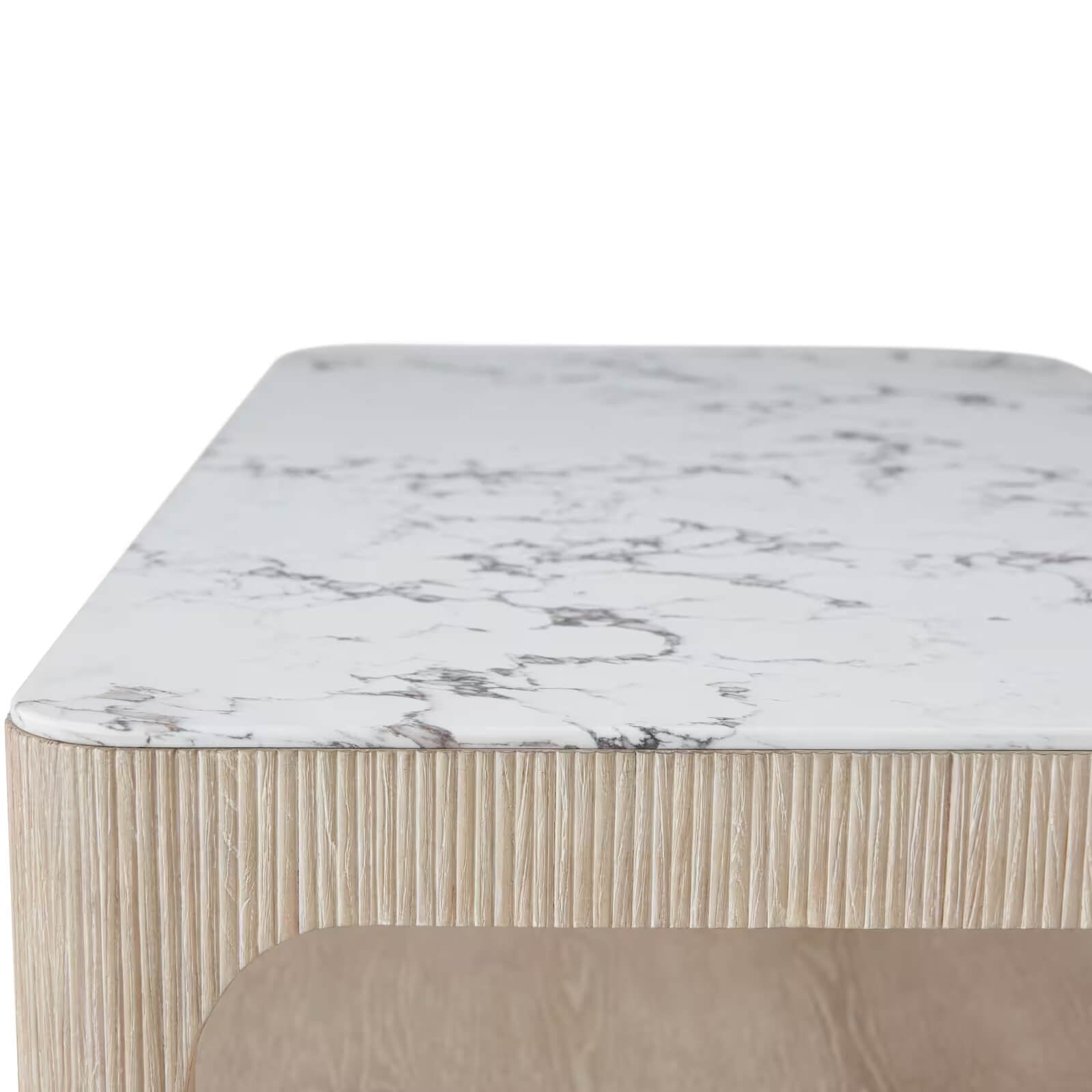 Theodore Alexander Horizon Rectangular Quartz Coffee Table