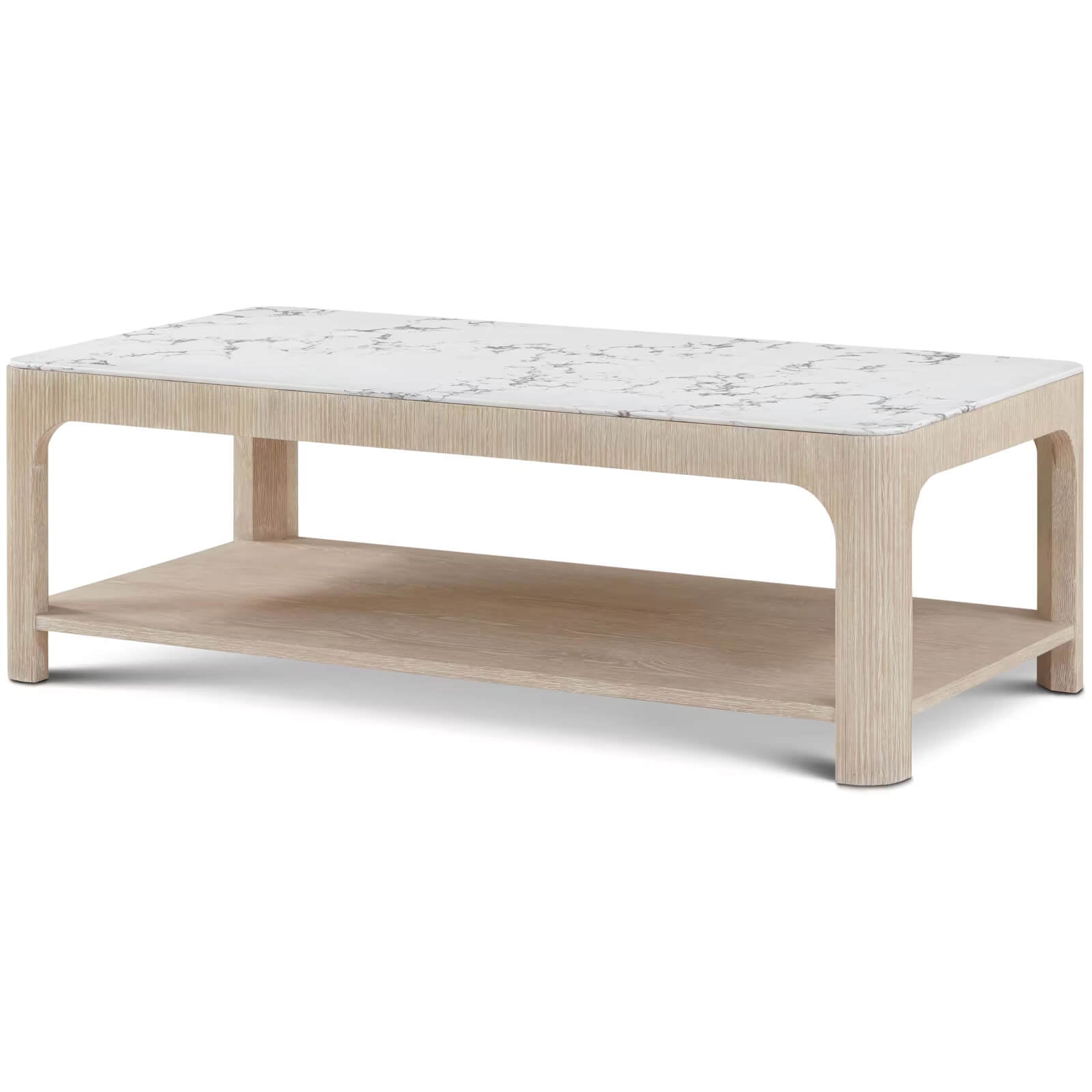 Theodore Alexander Horizon Rectangular Quartz Coffee Table