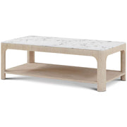Theodore Alexander Horizon Rectangular Quartz Coffee Table