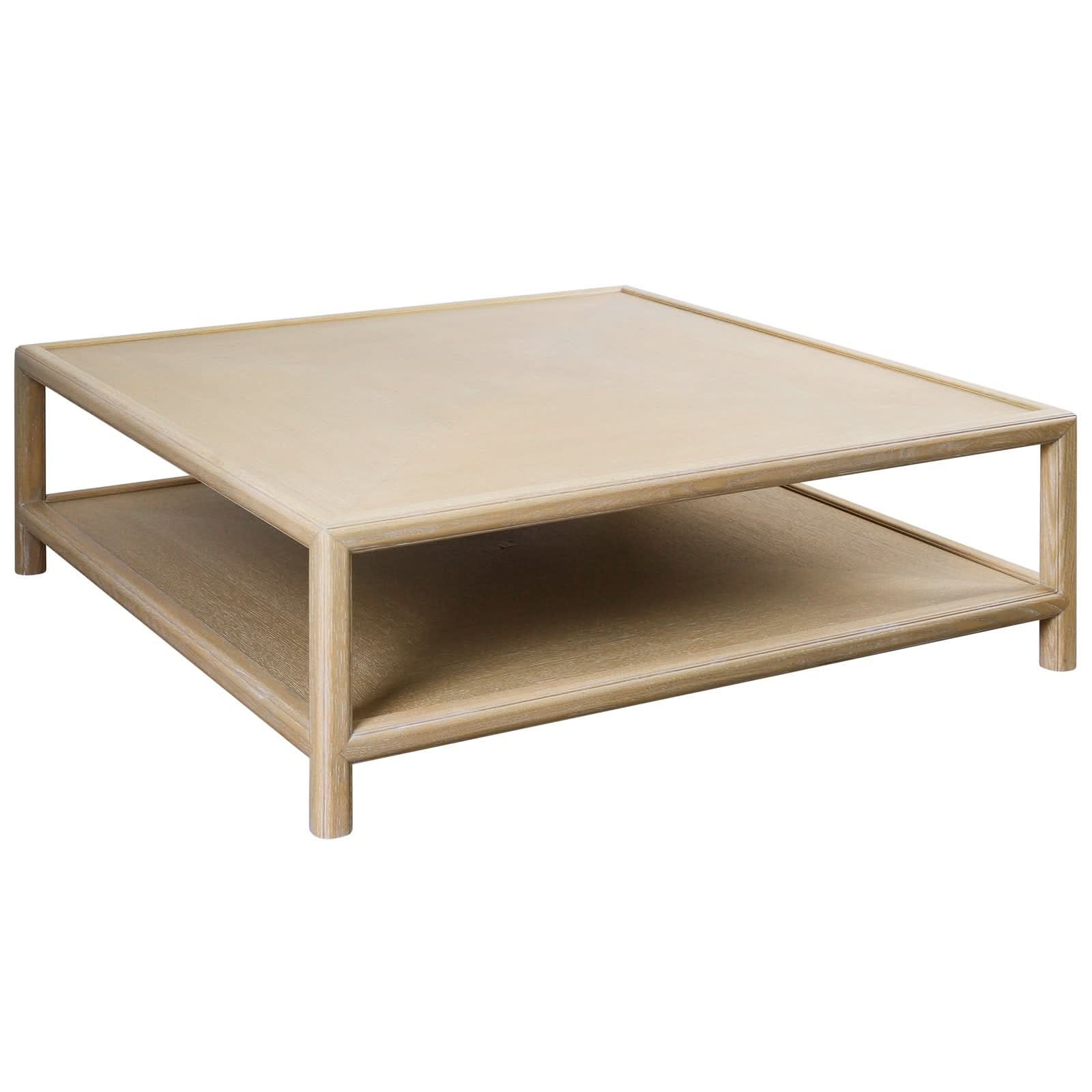 Theodore Alexander Montauk Square Coffee Table Light   Nicholas John Interiors