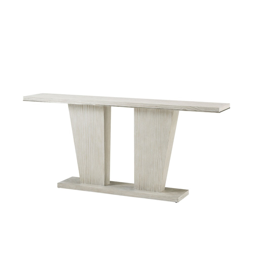 Theodore Alexander Breeze Double Pedestal Console Table