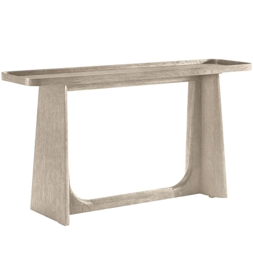 Theodore Alexander Wooden Console Table   Nicholas John Interiors