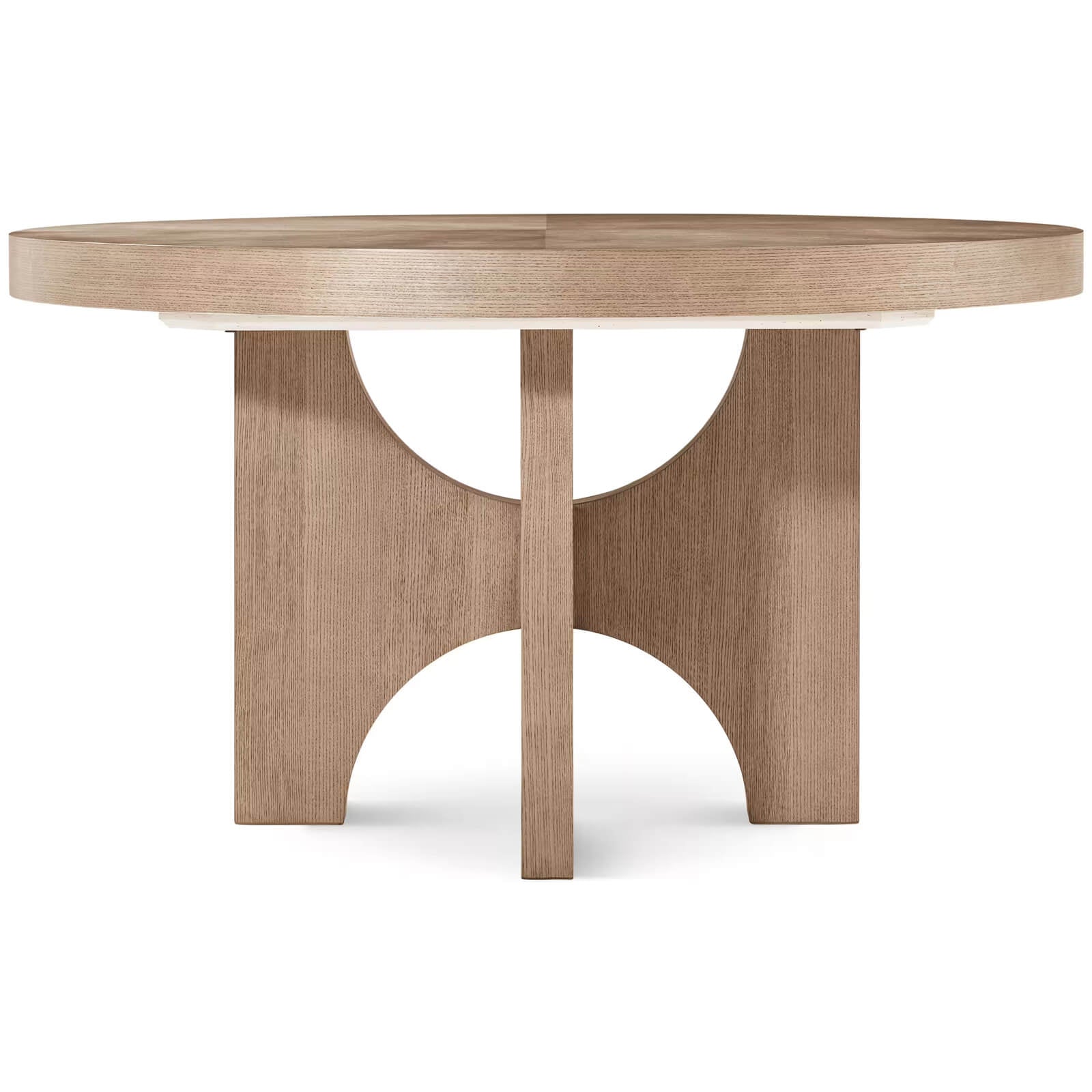 Theodore Alexander Catalina Extending Round Dining Table 137 - 183cm Dune Finish