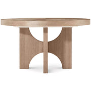 Theodore Alexander Catalina Extending Round Dining Table 137 - 183cm Dune Finish