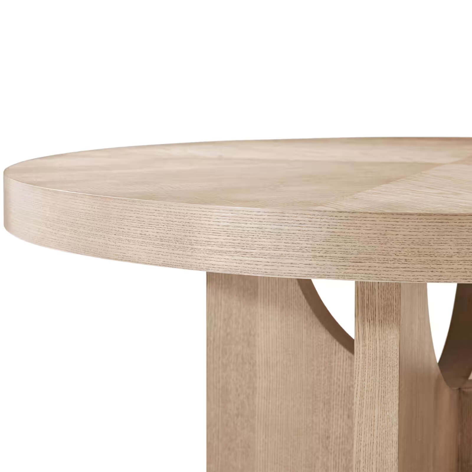 Theodore Alexander Catalina Extending Round Dining Table 137 - 183cm Dune Finish