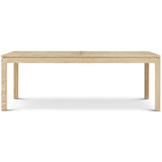 Theodore Alexander Montauk Rectangular Extension Dining Table Light 213cm -305cm   Nicholas John Interiors